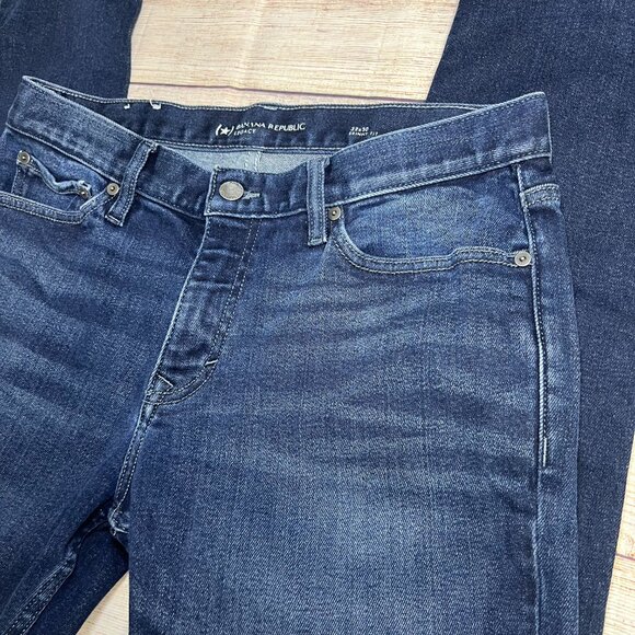 Banana Republic Legacy Skinny Fit Jeans Men's 32x30 Dark Wash Denim‎ - Picture 8 of 11